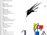 an image of a book with a drawing of a horse and a bird
