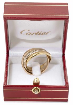 Bague Trinity en or jaune 18 carats de Cartier