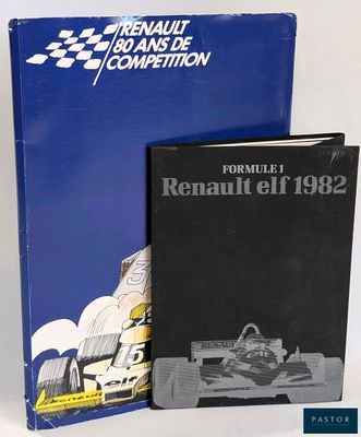 un livre avec l'image d'une voiture de course et un livre avec l'image d'une voiture de course
