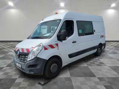 a picture of a white van parked in a large room