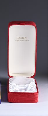 a small box with a ring inside of it