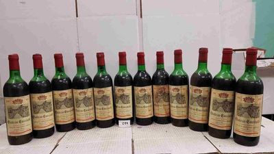 12 bouteilles château COUSTOLLE 1978 CANON FRONSAC.