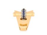 an image of a gold ring with sapphires and diamonds