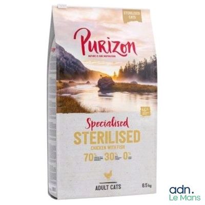 Purizon pour chats stérilisés : poulet au riz