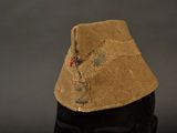 a hat that has been worn on a mannequin head