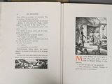 an open book with a picture of a man and a woman on it