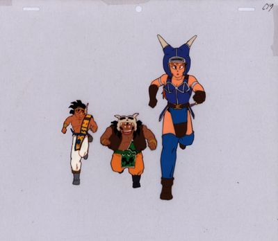 an image of a group of cartoon characters in various poses