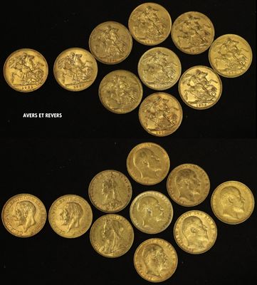 some gold coins are arranged in the shape of a triangle