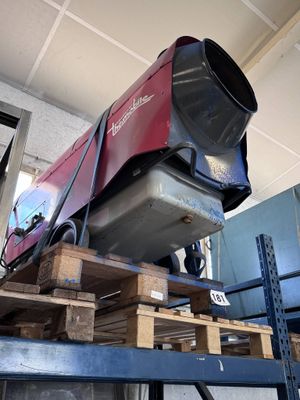 Un chauffage d'atelier à fuel THEMOBILE