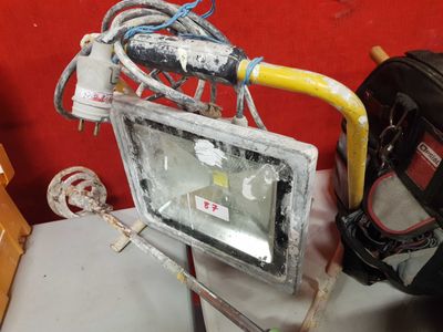 a light that is sitting on top of a table
