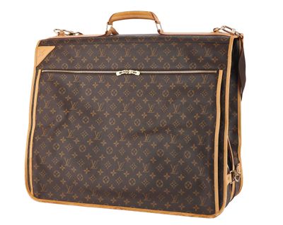 louis vuitton briefcase in monogram canvas and leather