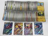 a close up of a bunch of cards on a table
