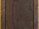 an oil painting of a wooden frame with a brown background