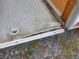 a door that is open on the side of a trailer