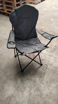 4 Fauteuils DE Camping Pliables Modeles Ch3 Gris