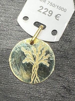 une étiquette sur laquelle figure l'image d'une plante