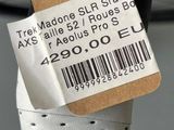 a label on a shoe with a price tag attached to it