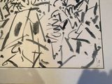 a picture of a painting on the wall of a room