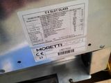 a label on the back of a toaster that says moretti