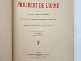 an open book with a picture of a clock on top of it
