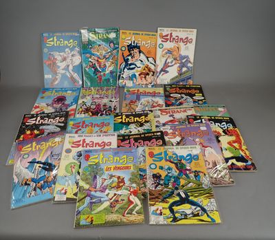 a lot of comic books that are on the table