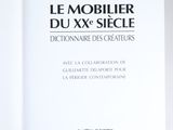 978 - le moblier du xx siecle dictionnaire des creaturs
