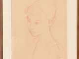 une image représentant le dessin d'une femme de profil