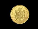 an image of a gold coin on a black background