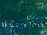 a close up of a sign on the side of a building