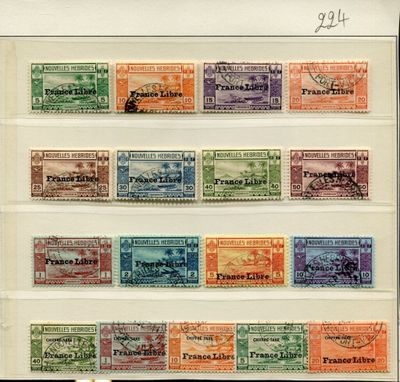 an image of a group of stamps with a picture of a train on them