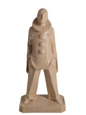 Max LE VERRIER (1891-1973), "Pierrot debout les mains dans l… - Photo 1