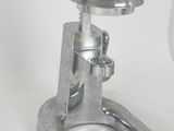 a silver object that is on a white table