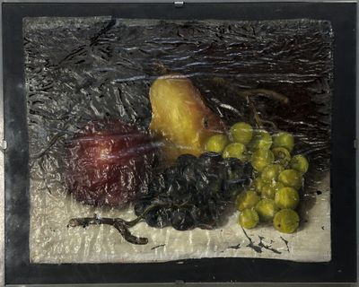 Léon EFFINGER (XXème s.) - Nature morte aux fruits Huile sur…