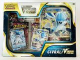 une boîte de cartes Pokémon exposée sur une table