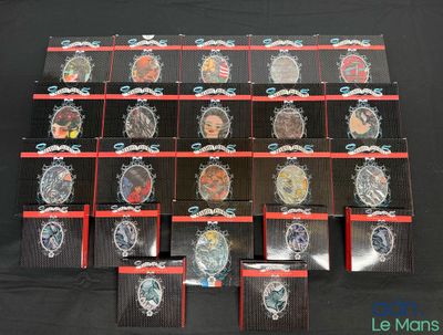 a lot of chocolates that are on display on a table