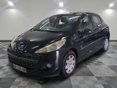 a picture of a small black car in a room