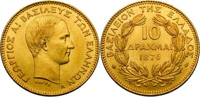 l'image d'une pièce d'or sur laquelle figure le visage d'un homme