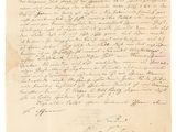 a letter written in black ink on a piece of paper