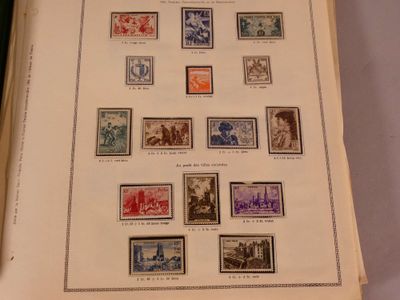 Timbres France de 1940 à 1949, quelques poste aérienne, taxe…