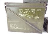 a metal box that has a label on the side of it