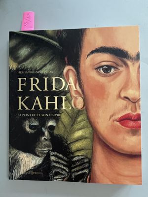 the cover of frida kahl ' s book, a portrait of frida kahl