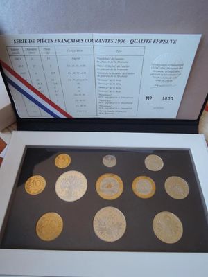 une boîte contenant quelques pièces d'or, posée sur une table