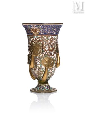 a vase that is sitting on a white surface