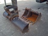 a bulldozer that is sitting on the ground