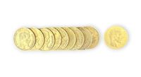 DIX PIECES de 20 francs or Napoléon III non lauré FRAIS de VENTE 12 % 