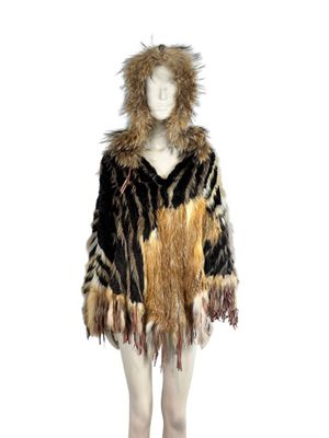 an image of a mannequin dressed in a fur coat