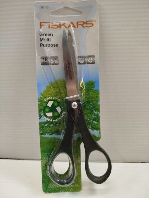 FISKARS - Ciseaux de bureau recyclés - 18 cm - Lames acier i…