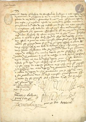 [Louis de Bourbon, duc de MONTPENSIER (1513-1582) dauphin d’…