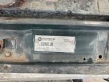 a close up of a car ' s license plate on the back of a vehicle