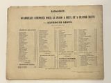 an old sheet of paper with a list of items on it